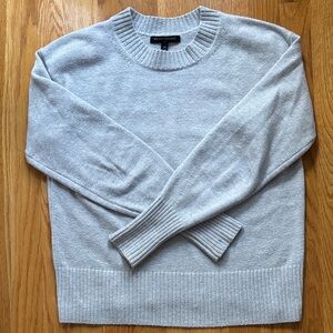 Banana Republic Factory Women’s Gray Cotton Wool Crewneck Sweater